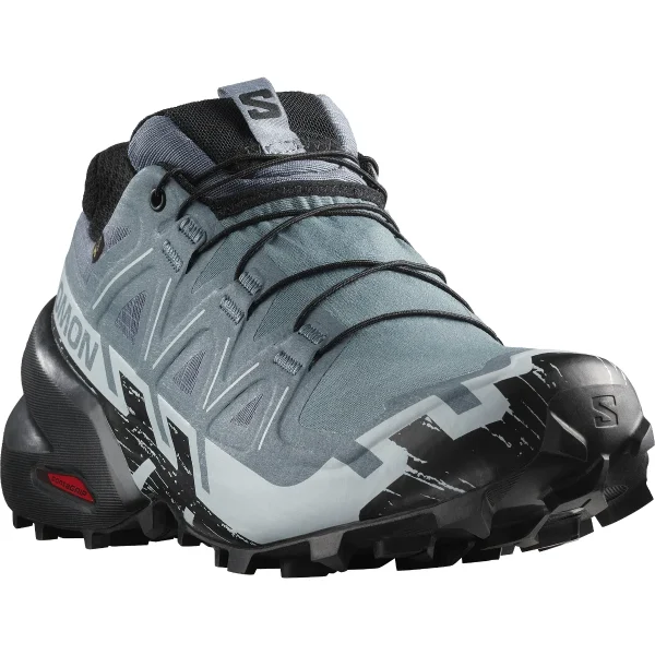 SALOMON - SPEEDCROSS 6 GORE-TEX – L47302300 – flint-stone-black-heather – 3