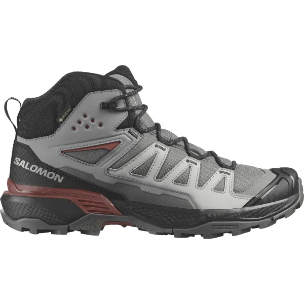 SALOMON - X ULTRA 360 MID GORE-TEX – L47447800 – pewter-black-burnt-henna – 1