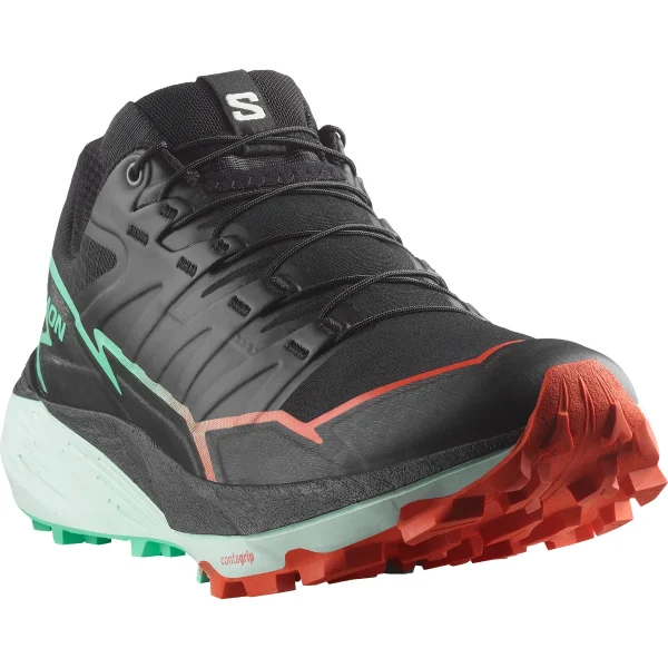 SALOMON - THUNDERCROSS – L47561000 – black-cherry-tomato-electric-green – 1