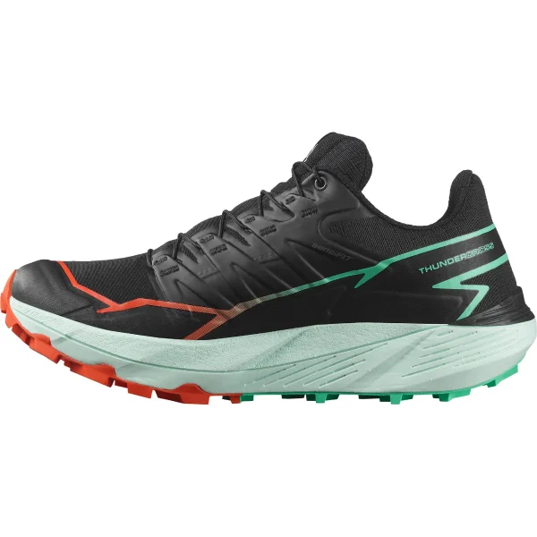 SALOMON - THUNDERCROSS – L47561000 – black-cherry-tomato-electric-green – 4