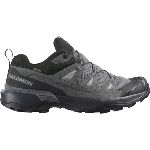 SALOMON - X ULTRA 360 LEATHER GORE-TEX – L47571400 – sharkskin-castlerock-kelp – 1