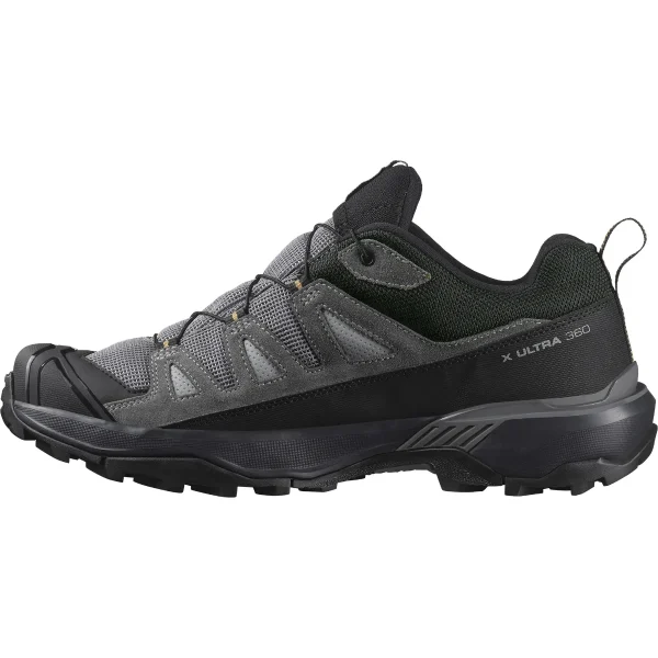 SALOMON - X ULTRA 360 LEATHER GORE-TEX – L47571400 – sharkskin-castlerock-kelp – 4