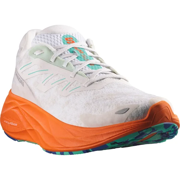 SALOMON - AERO GLIDE 2 – L47573900 – white-cherry-tomato-electric-green – 1