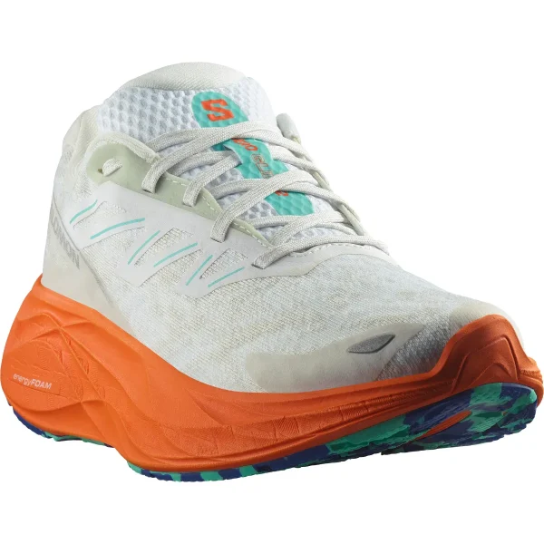 SALOMON - AERO GLIDE 2 – L47575300 – white-cherry-tomato-electric-green – 1