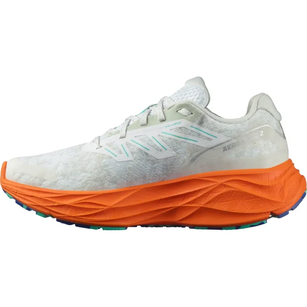 SALOMON - AERO GLIDE 2 – L47575300 – white-cherry-tomato-electric-green – 4