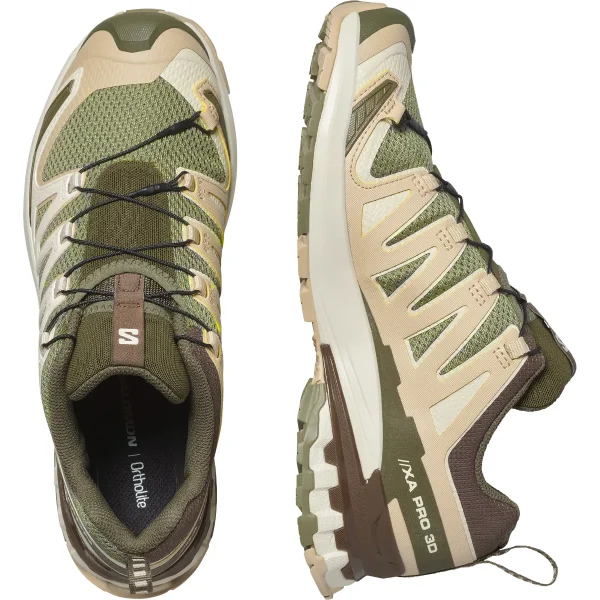 SALOMON - XA PRO 3D V9 – L47583300 – deep-lichen-green-safari-dark-earth – 5