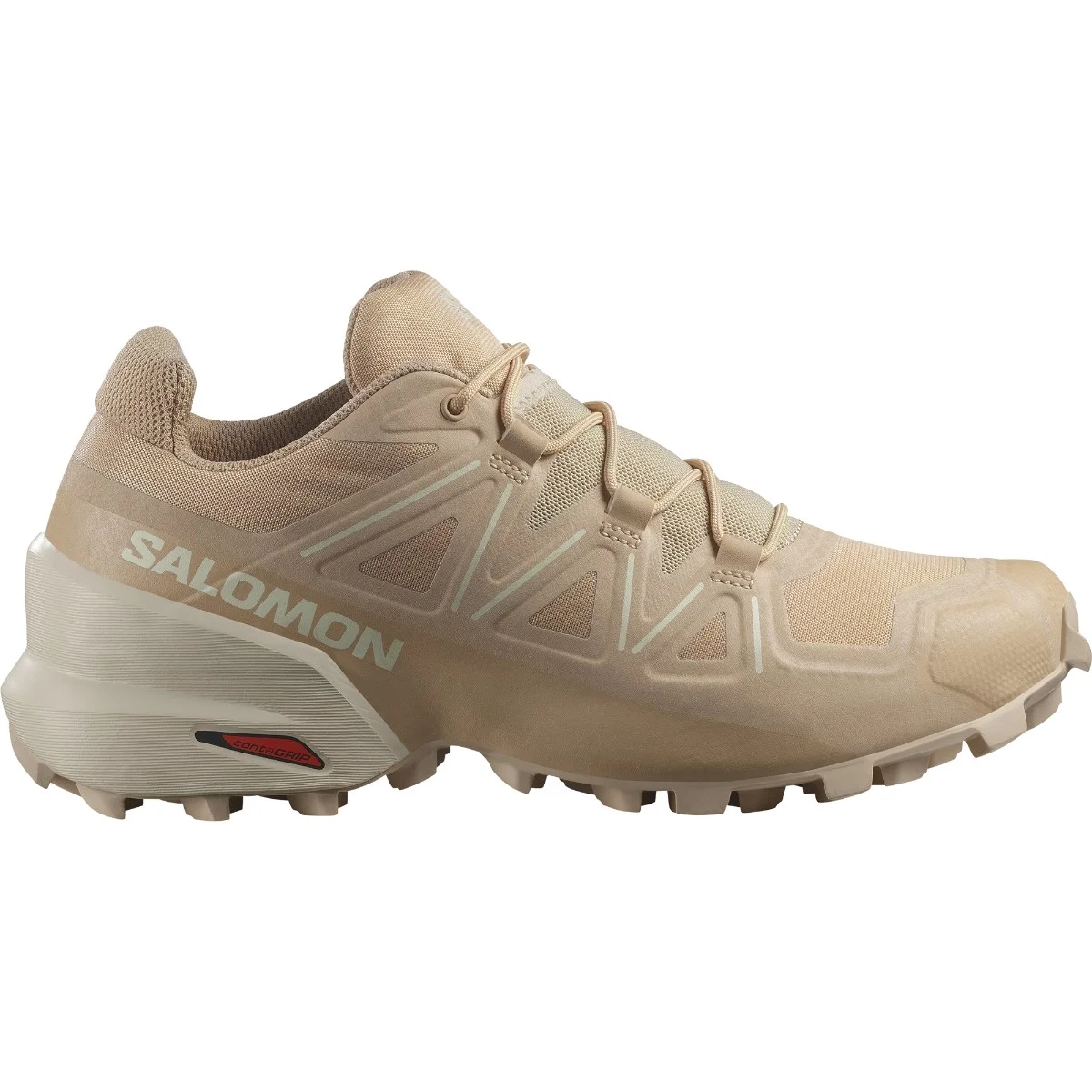 SALOMON - CROSS EVR – L47694600 – hazelnut-shortbread-canary-green – 2