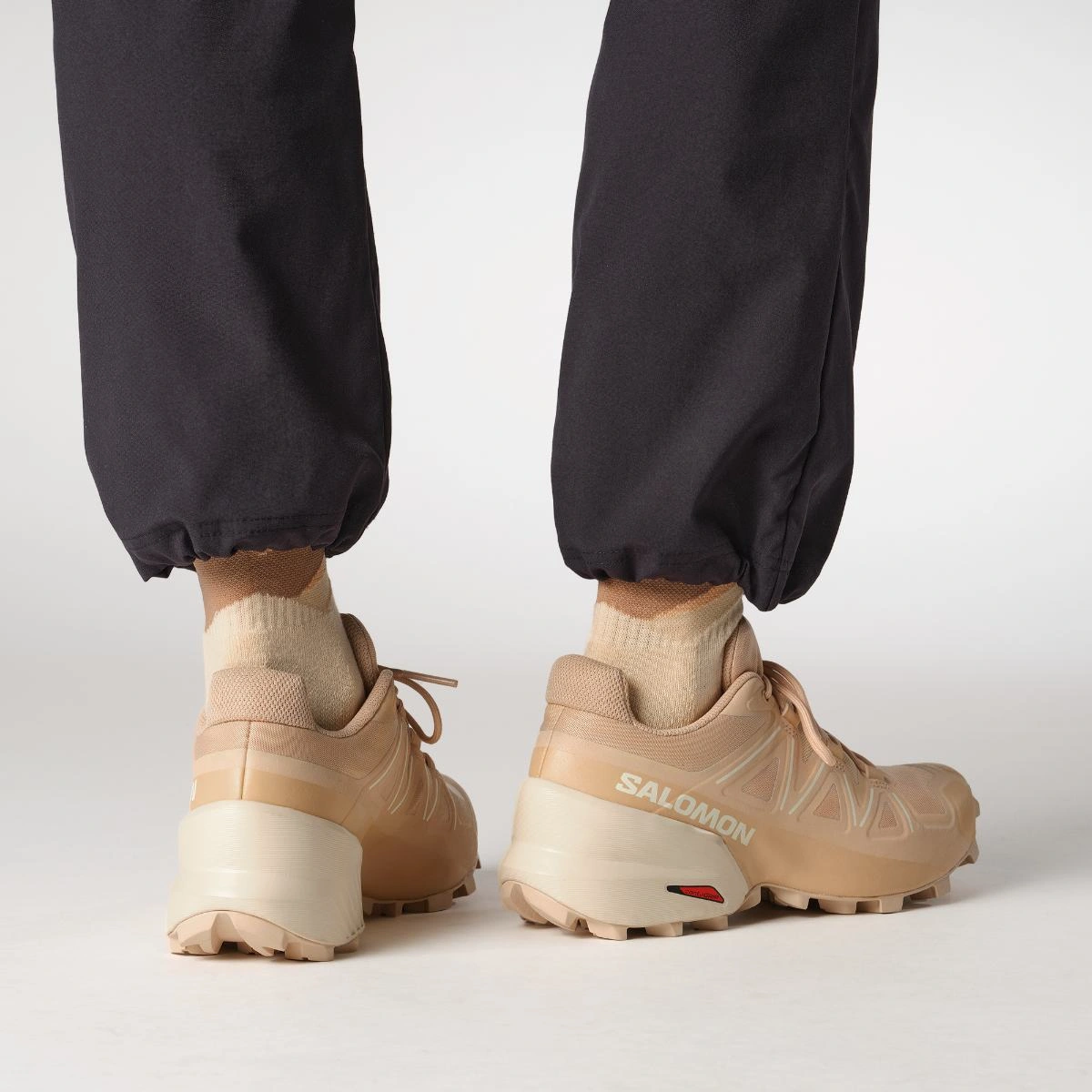 SALOMON - CROSS EVR – L47694600 – hazelnut-shortbread-canary-green – 1