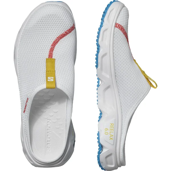 SALOMON - REELAX SLIDE 6 – L47716100 – white-transcend-blue-lemon – 7