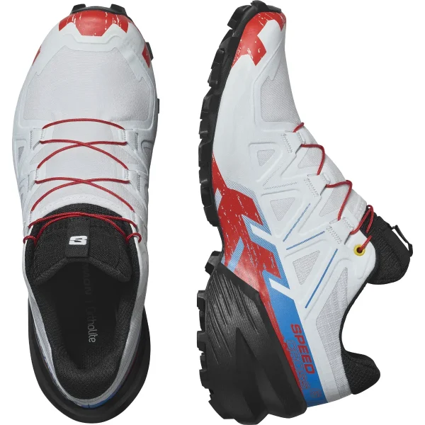 SALOMON - SPEEDCROSS 6 – L47716600 – white-black-fiery-red – 6