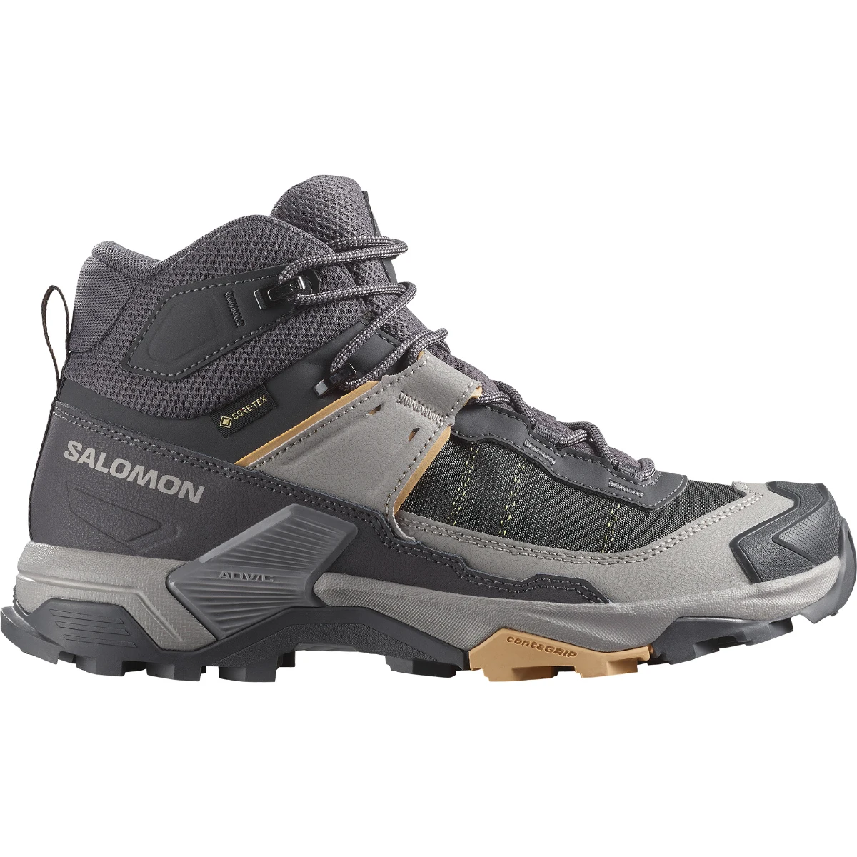 SALOMON - X ULTRA 5 MID GORE-TEX – L47754500 – nine-iron-gull-soft-clay – 1
