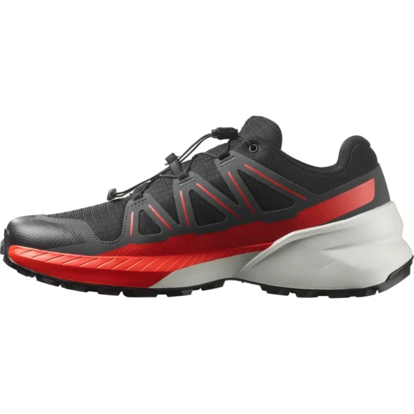 SALOMON - SPEEDCROSS PEAK – L47790100 – black-asphalt-fiery-red – 1