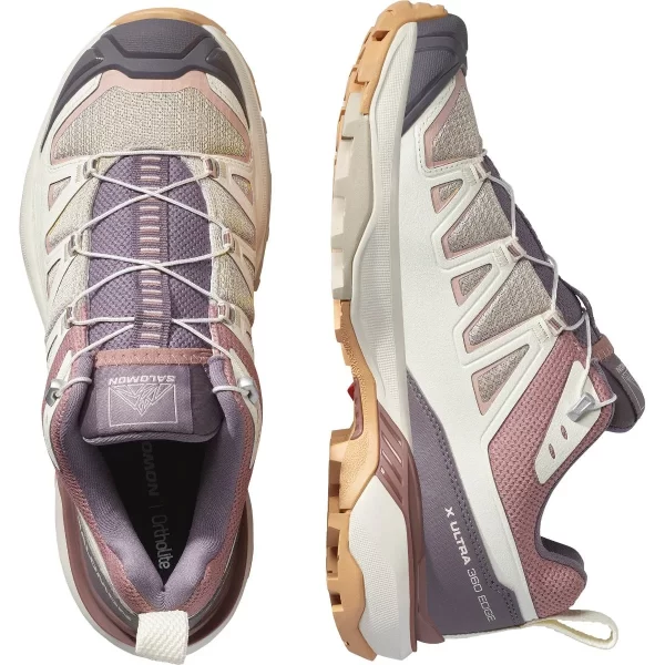 SALOMON - X ULTRA 360 EDGE – L47818300 – silver-cloud-vanilla-ice-burlwood – 5