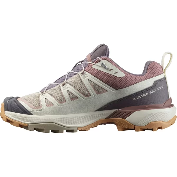 SALOMON - X ULTRA 360 EDGE – L47818300 – silver-cloud-vanilla-ice-burlwood – 1