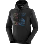 SALOMON - SAL S FILL PERF HOODIE קפוצון – LC2100400 – deep-black – 1
