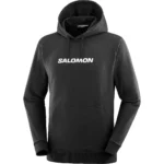 SALOMON - SAL LOGO PERF HOODIE  קפוצון – LC2100600 – deep-black – 1