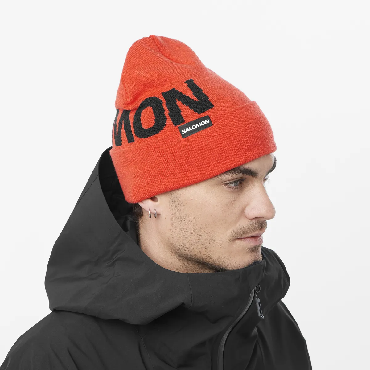 SALOMON - HERMITAGE BEANIE – LC2302900 – cherry-tomato – 1