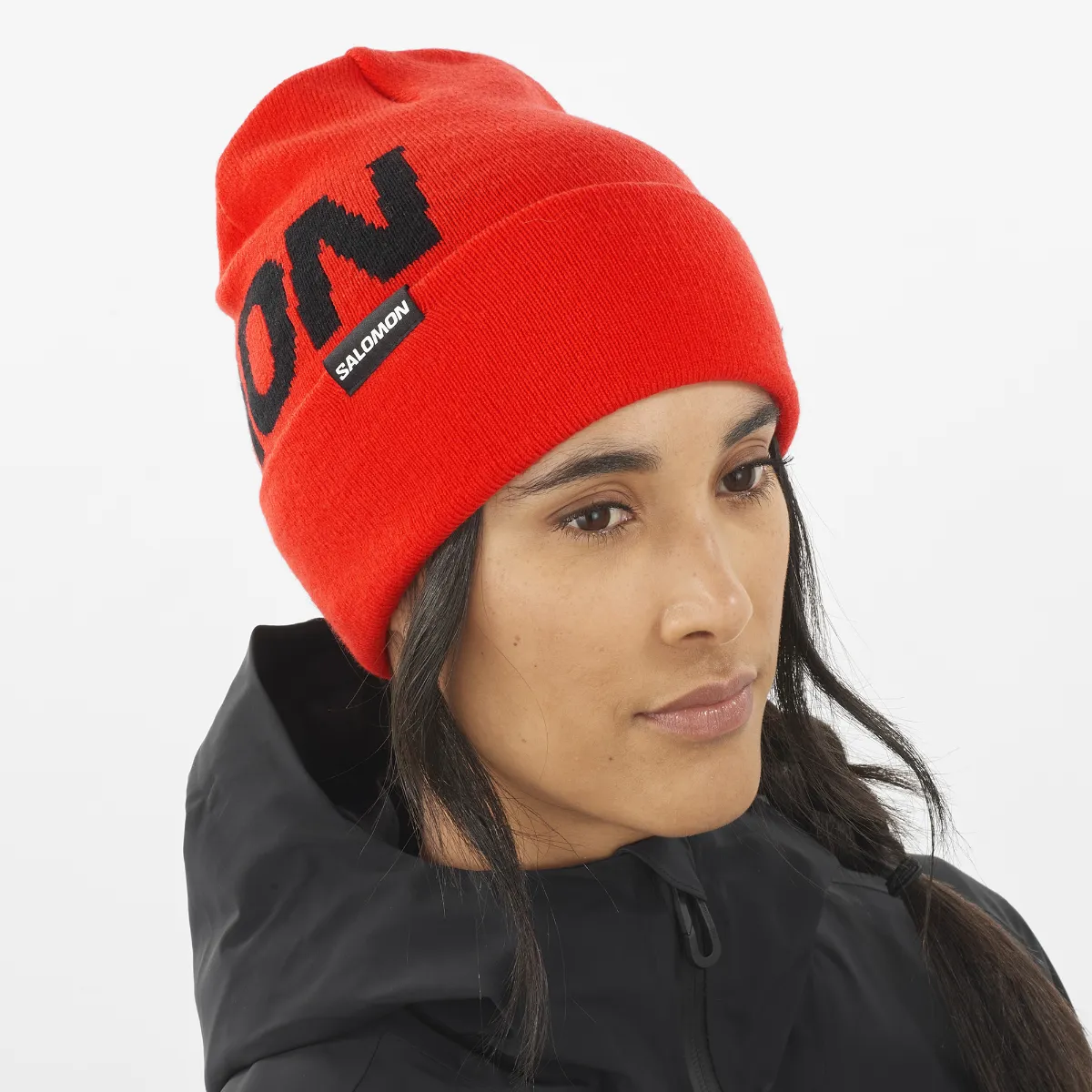 SALOMON - HERMITAGE BEANIE – LC2302900 – cherry-tomato – 2